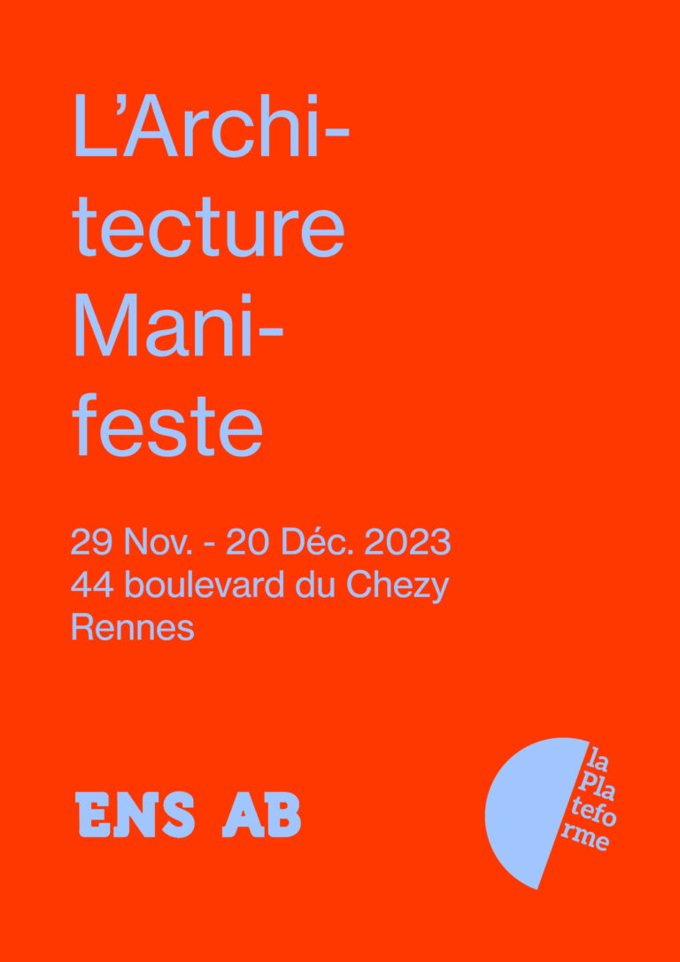 News novembre 2023 – L’Architecture Manifeste